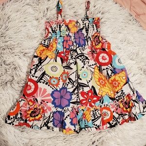 Hanna Andersson Vibrant Floral Sun Dress 90 3T